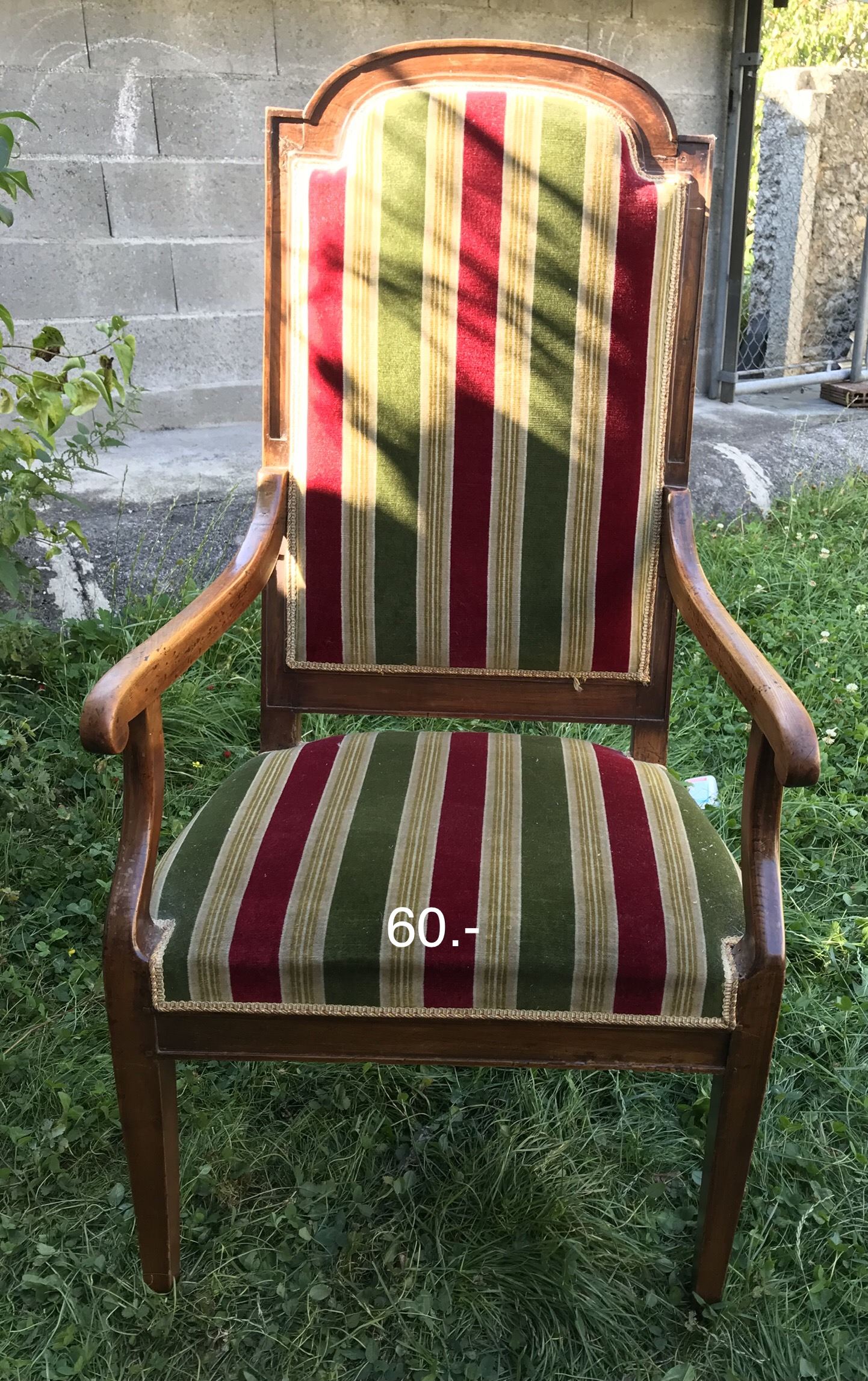 698 Fauteuil rouge et vert – Image 1
