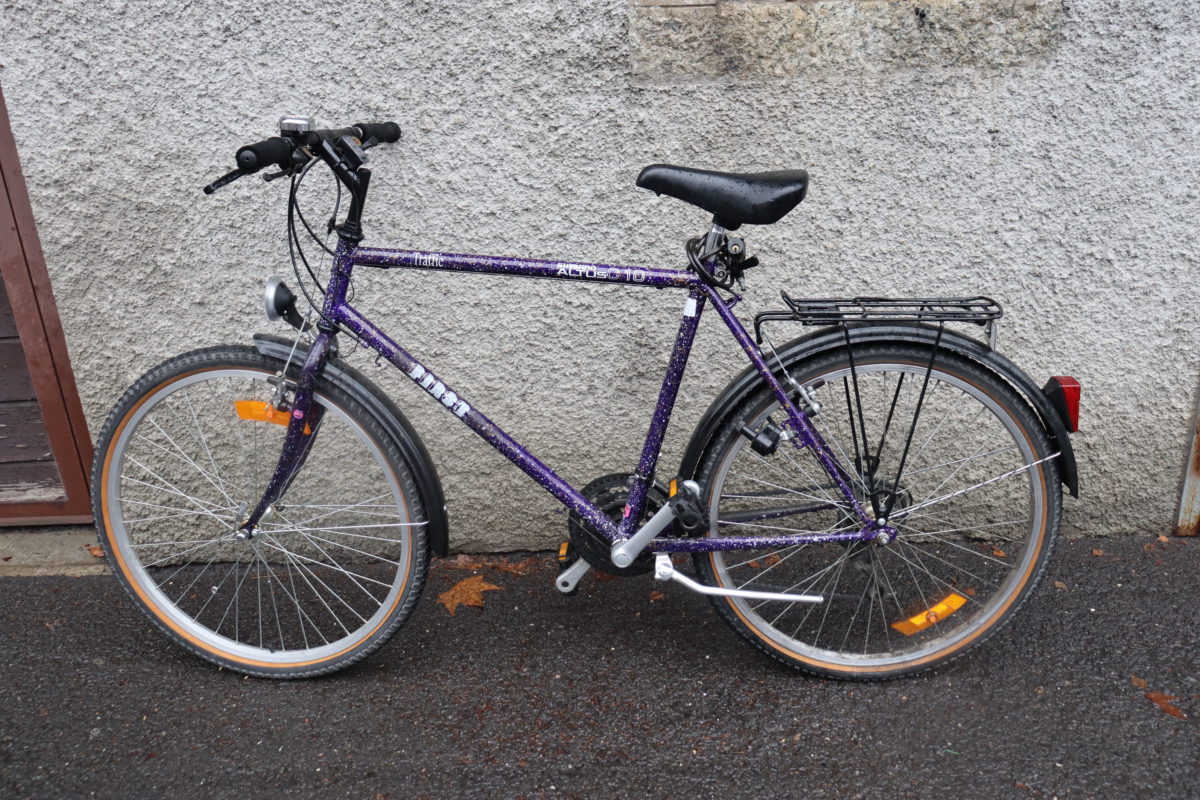 Vintage Bidon Bouteille Cyclamen Violet Original Vélo Eroica TA NOS