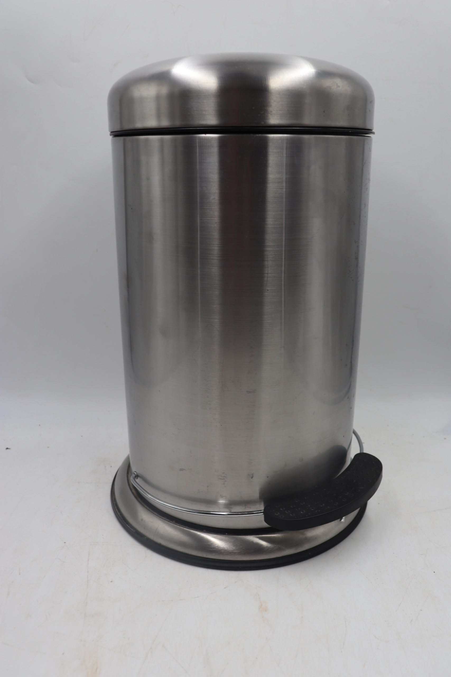 Poubelle En Inox 10 Litres - Design Sobre, Pour Bureau Ou Espace Professionnel - Pose Sur Table Ou Fixation Murale