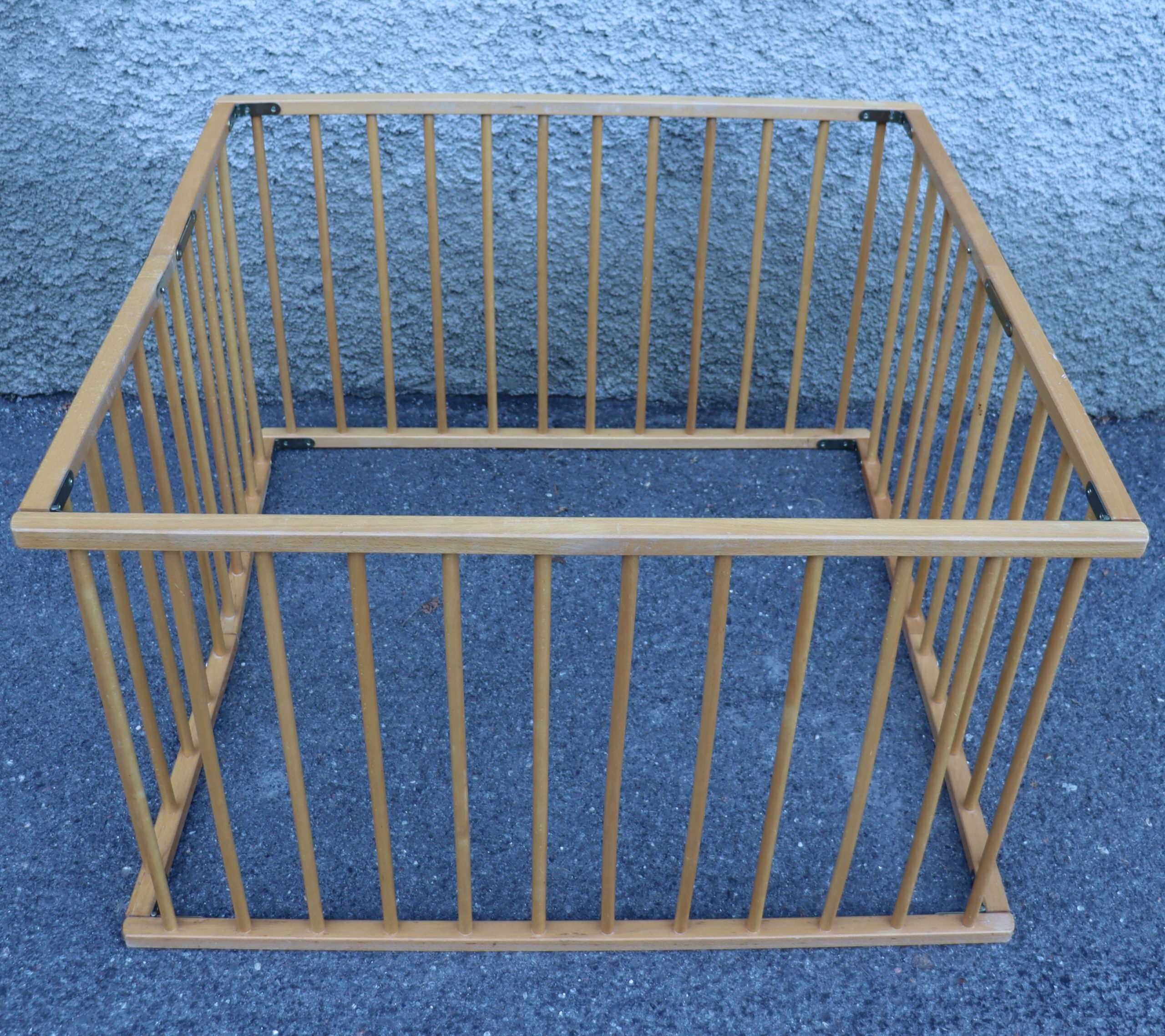 6270 Parc bébé en bois – Image 1