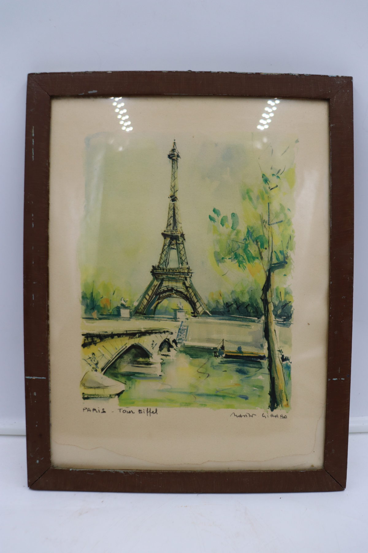 Cadre reproduction aquarelle – Image 1