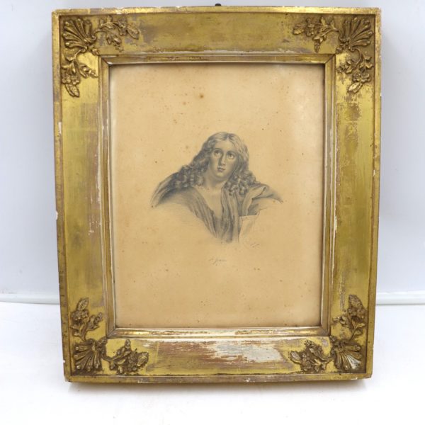 Tableau cadre doré