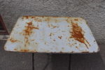 Ancienne table d'exterieur en fer forgé