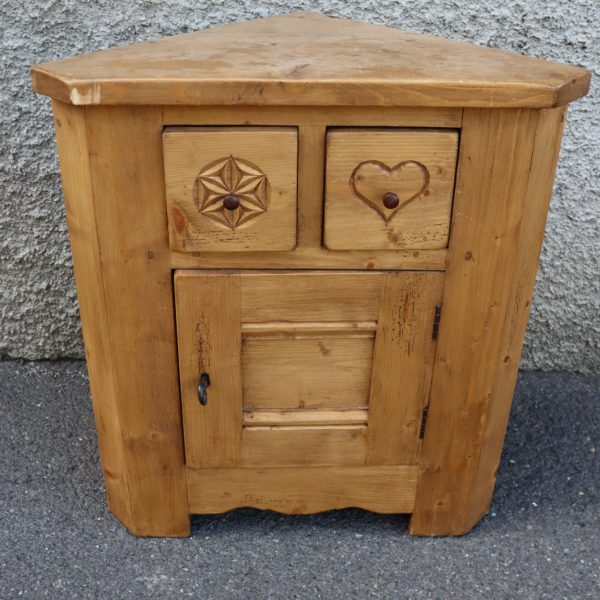 Meuble d'angle en bois
