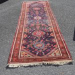 Tapis de couloir type persan / heriz ou hamadan Iran / un peu usé