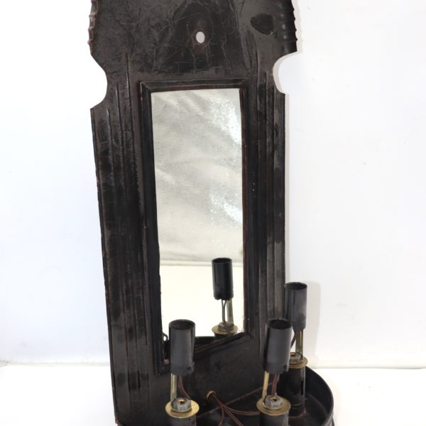 Apllique en métal avec miroir