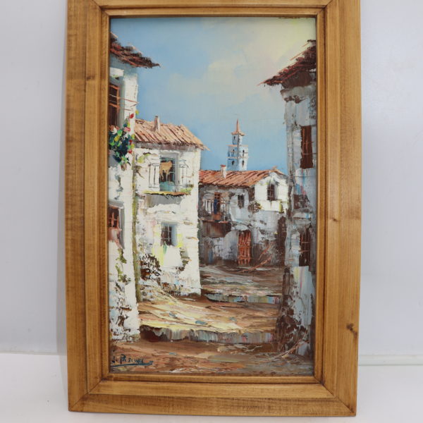 Peinture huile sur panneau
