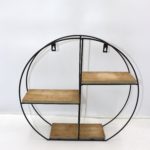 Etagère murale noire