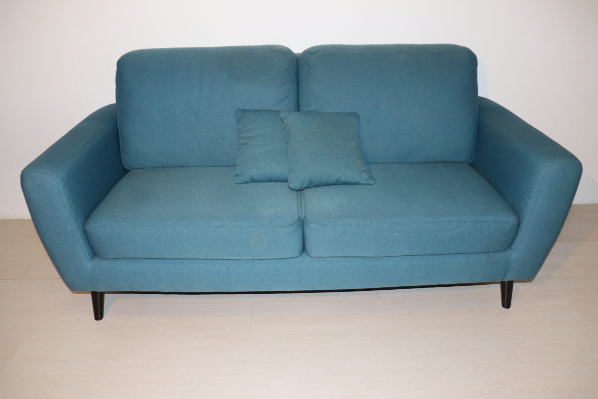 Canapé bleu 2 x places – Image 1