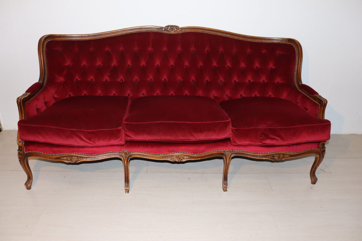Canapé rouge – Image 1