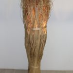 Lampe de salon beige