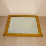 Miroir cadre jaune
