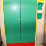 Armoire / Penderie pour chambre d'enfant avec bacs