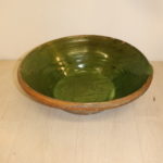 Plat ancien pour la creme