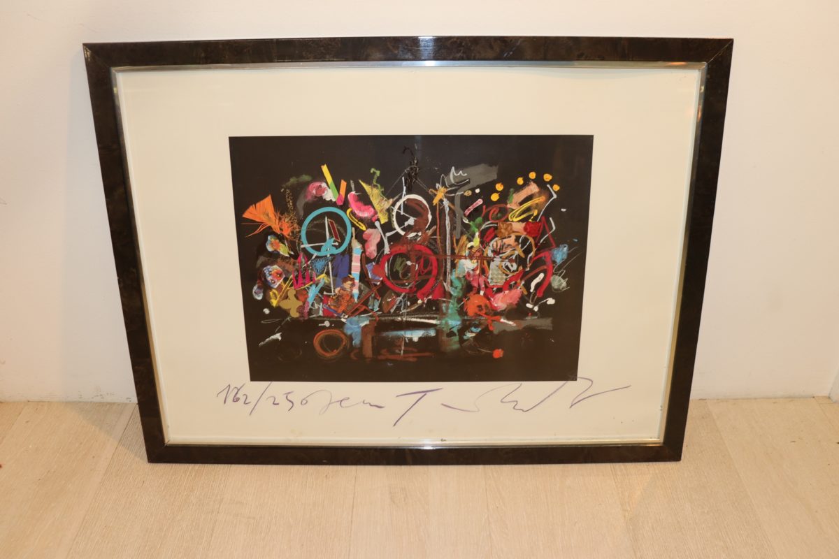Tableau Jean Tinguely " Vive la liberté" – Image 1
