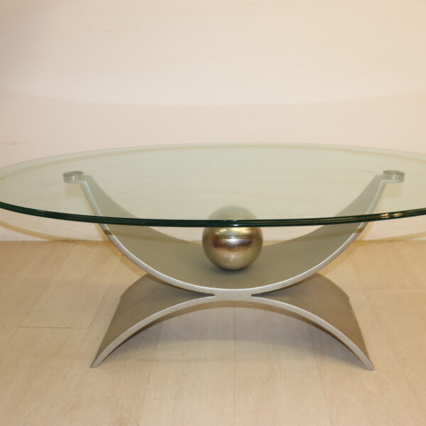 Table de salon en verre
