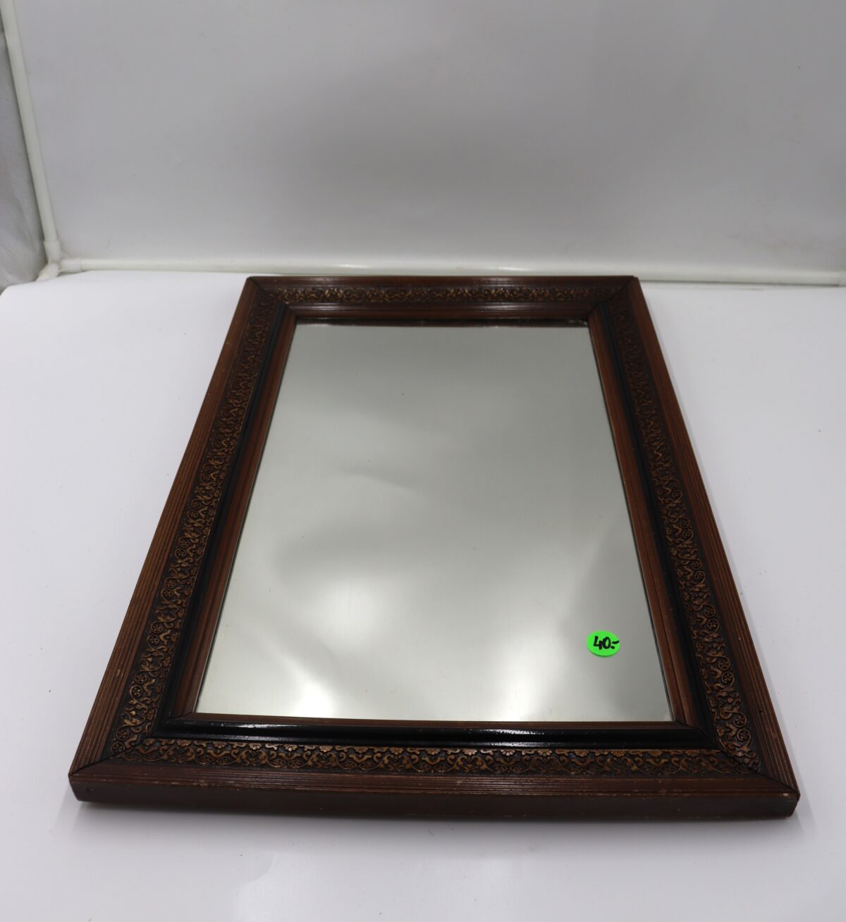 Miroir / Noyé et or orné – Image 1