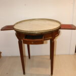 Table bouillote avec marbre