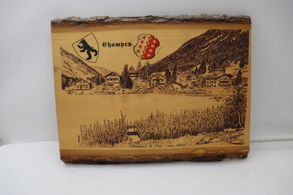 Gravure sur bois "Champex" – Image 1