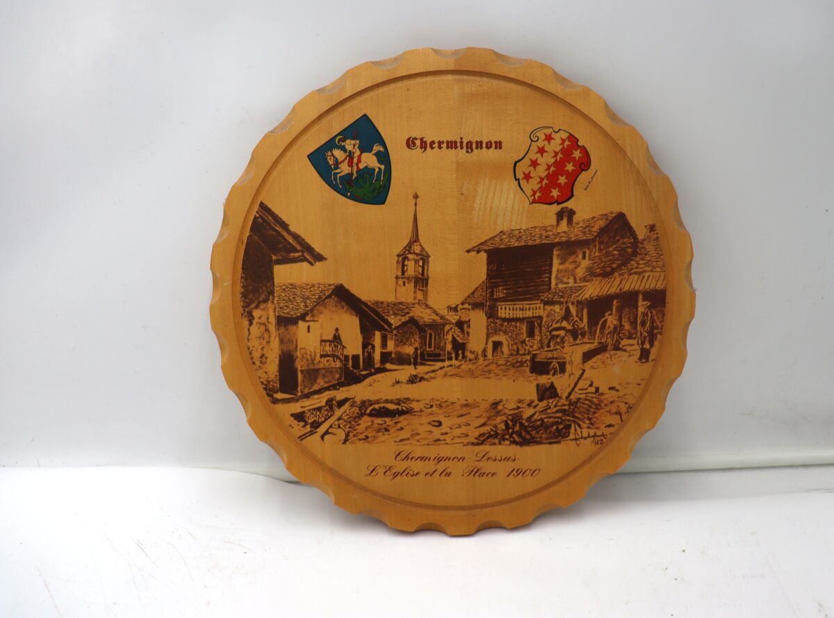 Gravure sur bois "Chermignon" – Image 1