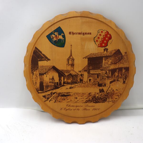 Gravure sur bois "Chermignon"