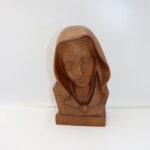 Statue de vierge en bois