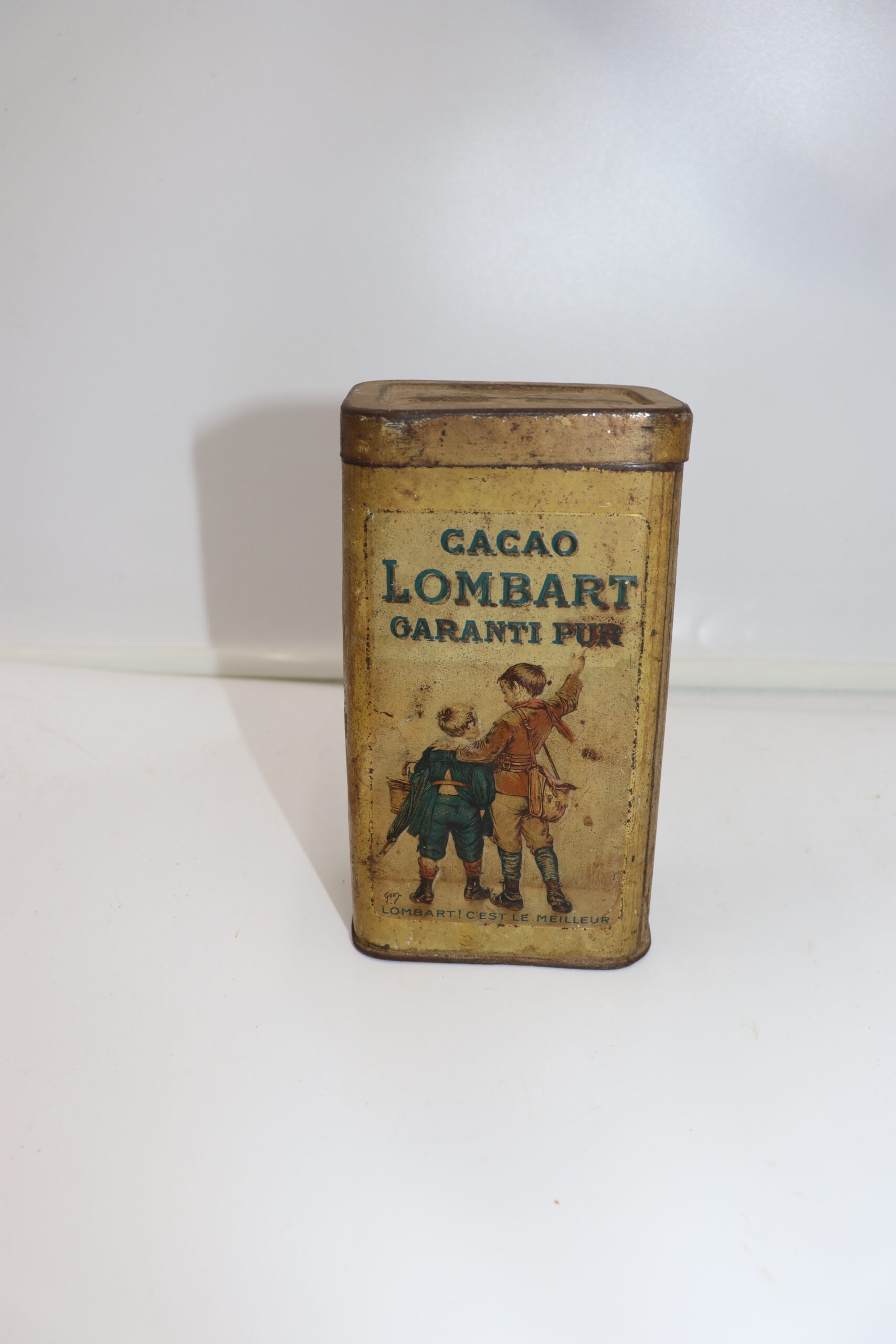 7983 (2) Boîte en métal cacao Lombart – Image 2