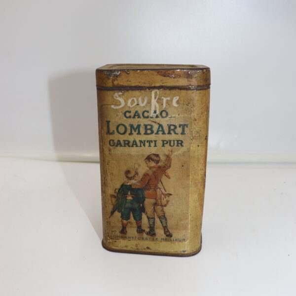 Boîte en métal cacao Lombart