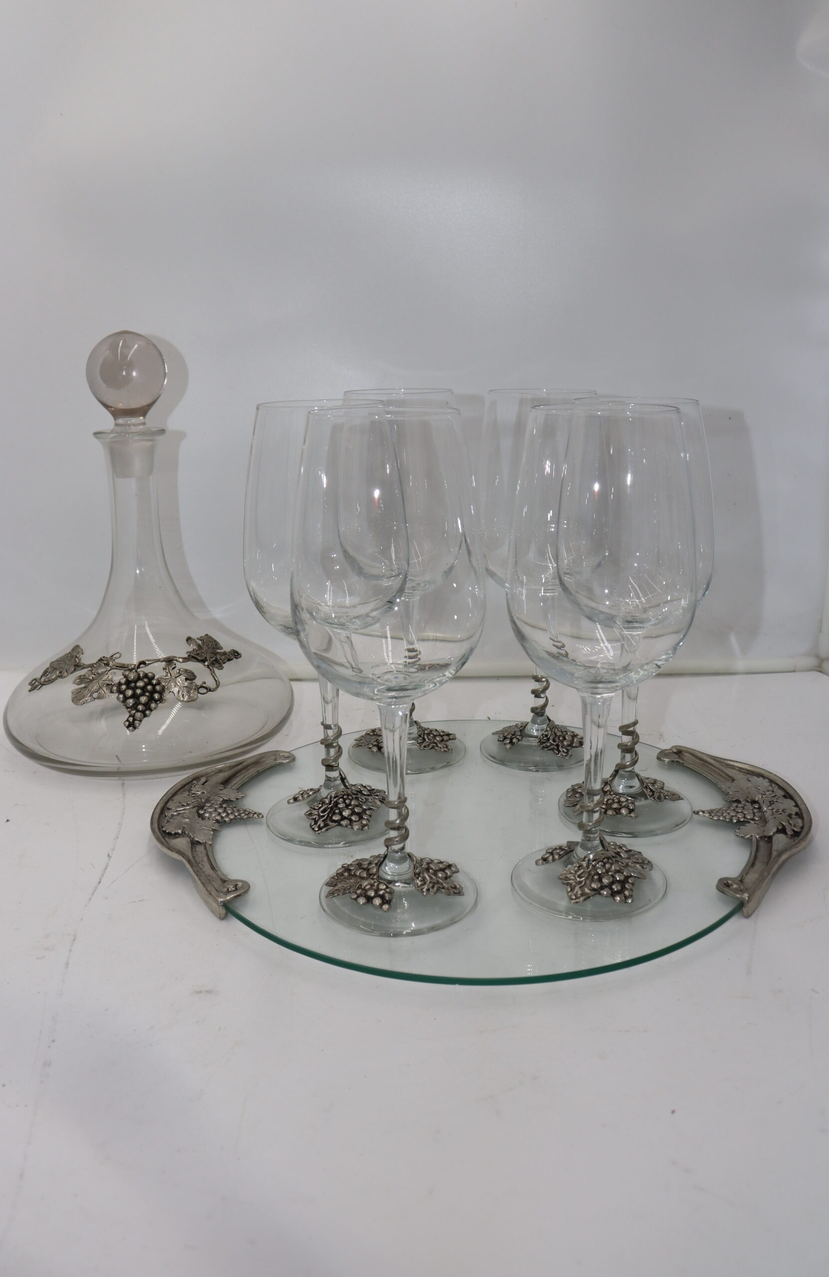 8022 6x verres / 1 plateau / 1 carafe – Image 1