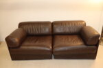 Canapé DS-76 en cuir brun De Suede Design Team pour Sofart modulable