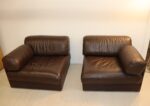 Canapé DS-76 en cuir brun De Suede Design Team pour Sofart modulable – Image 2