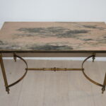 Table de salon avec marbre
