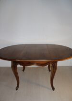 Table à manger ronde avec rallonge