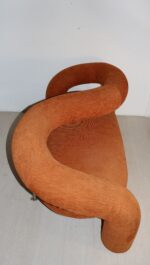 Fauteuil Design orange – Image 2