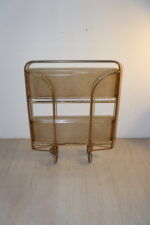 Desserte dorée pliable – Image 2