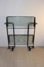 Desserte argentée pliable – Image 2