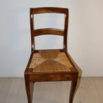 Chaise avec paillage