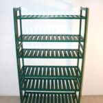 Etagère à chaussures verte