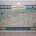 Tableau carte de l'Afrique du nord