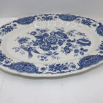 Plat Ridgway bleu