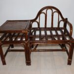 Meuble téléphone en bambou