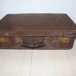Valise vintage brune