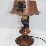 Lampe de chevet en cuivre