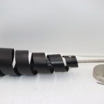 Applique spirale noire