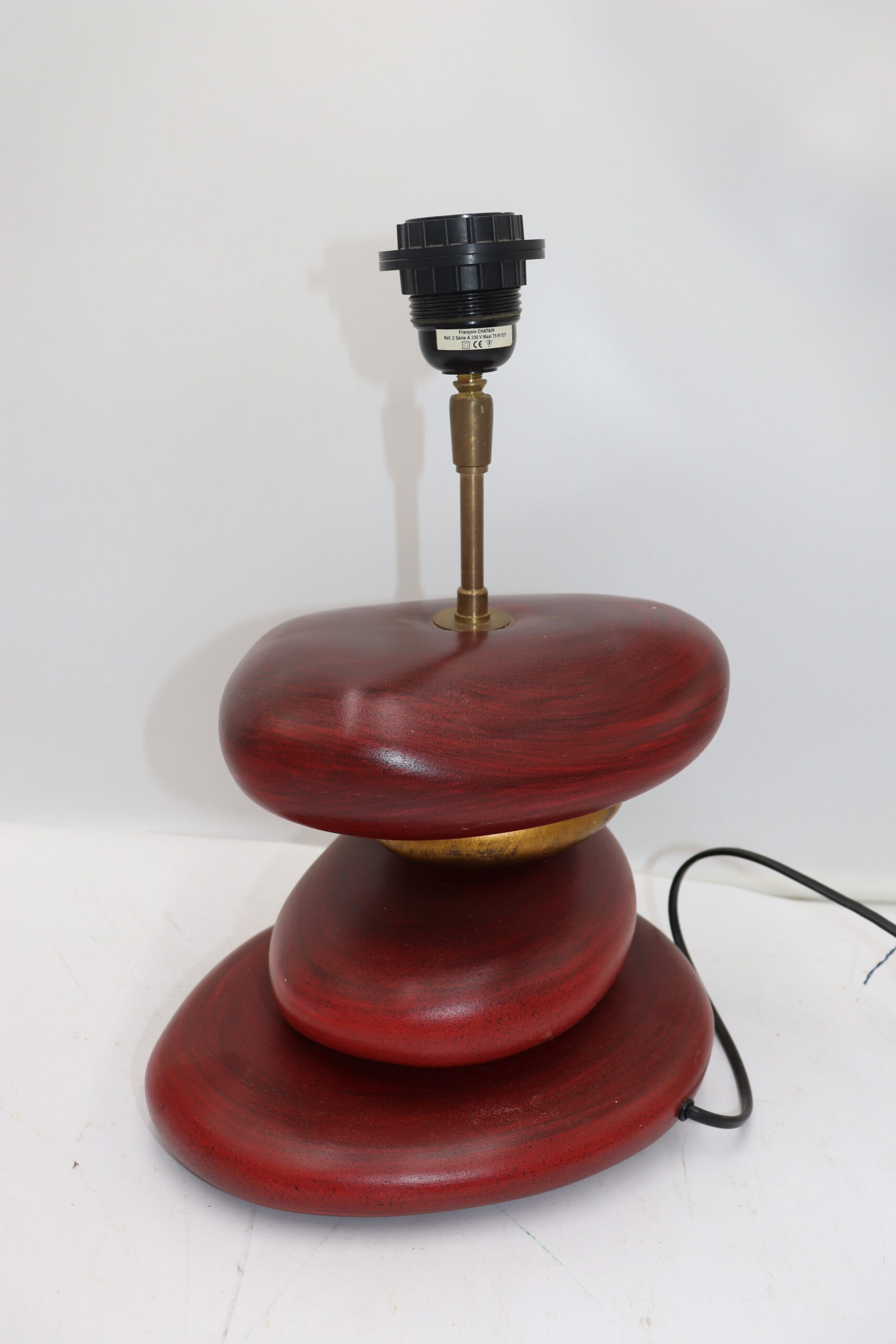 8495 Pied de lampe rouge – Image 1