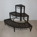 Support pour fleurs en métal