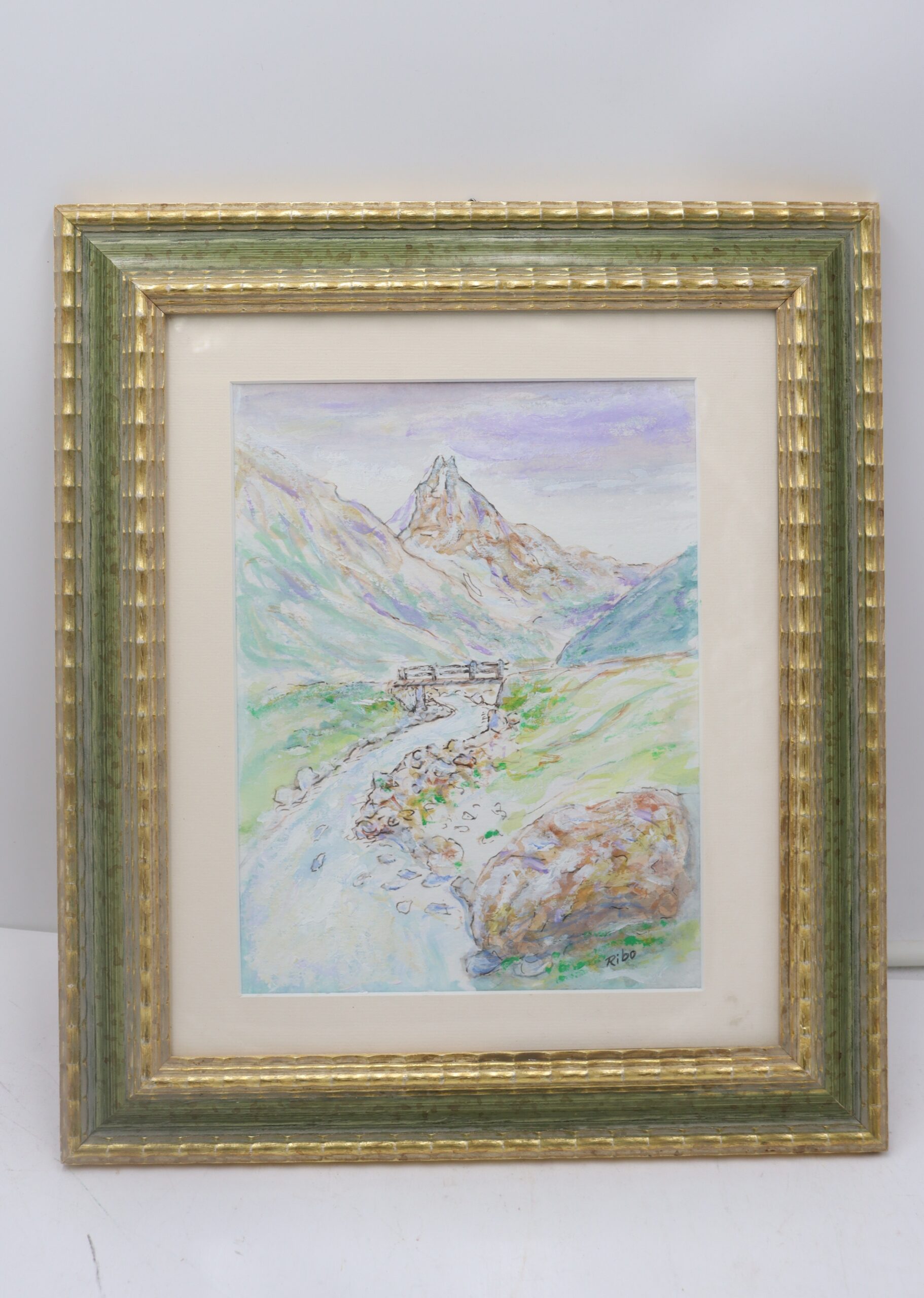 8576 Peinture paysage montagne – Image 1