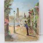 Peinture sur toile Montmarte1994