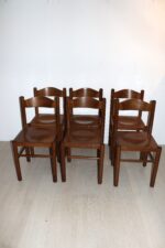 6x chaises en bois – Image 2