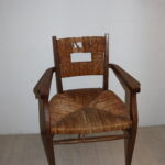 Fauteuil en paille
